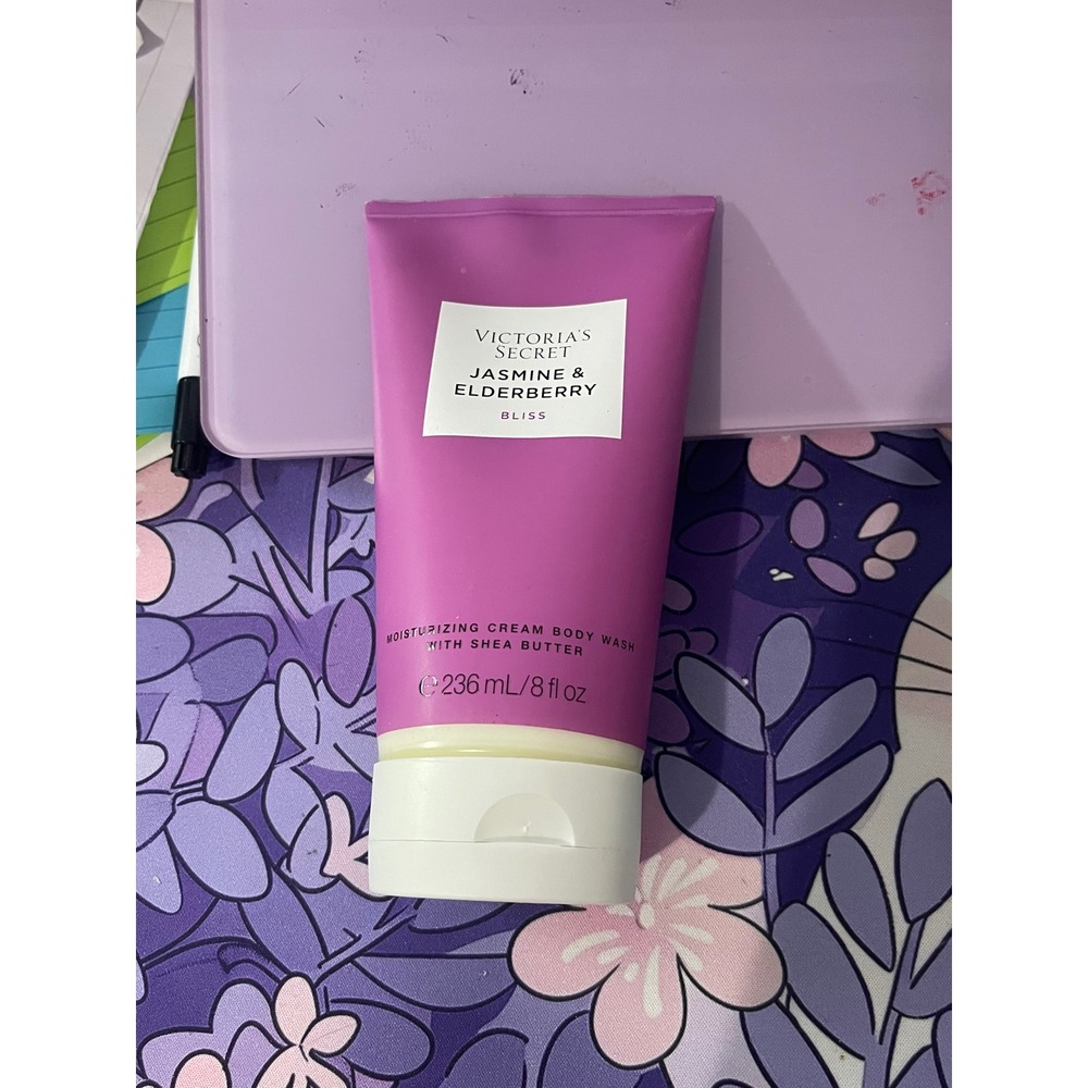 Victoria's Secret Jasmine & Elderberry Bliss Moisturizing Cream Body Wash NEW